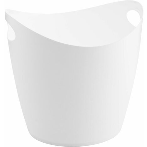 Koziol Zuber Bottichelli XL, Bottich, Aufbewahrungskorb, Organic Recycled, Recycled White, 28 L, 1447125