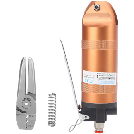 KP774 Pneumatisches Crimpwerkzeug, 3-Port-Druckluftcrimpwerkzeug aus leichtem legiertem Stahl zum Schneiden von elektronischen Kupfer- und Eisendrähten