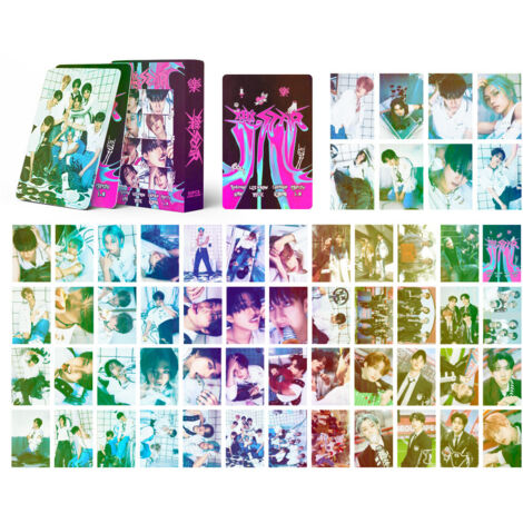 Kpop Stray Kids Lomo-Karten, 55er-Pack (2) – Album-Sticker und Lomo-Karten