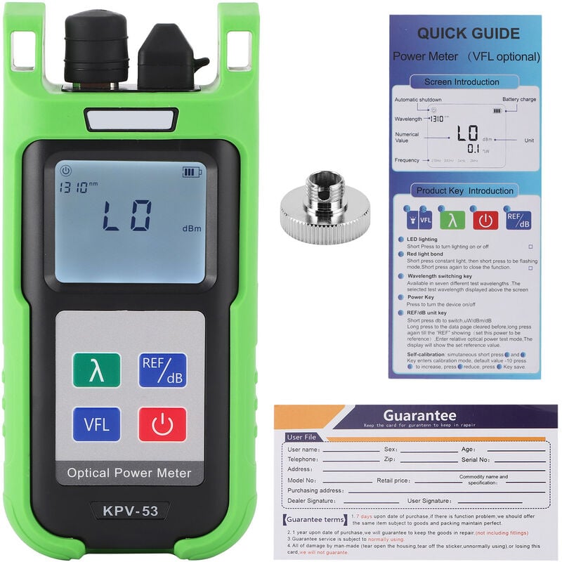 Image of Eosnow KPV-53 Optisches Leistungsmessgert, tragbares visuelles Fehlersuchgert, Rotlicht-Tester