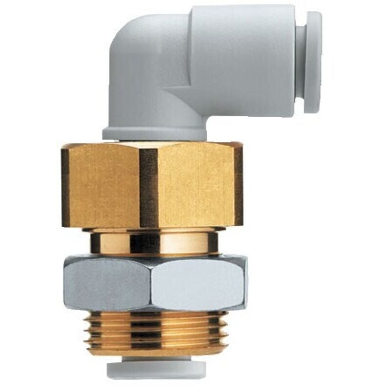 KQ2LE06-00A Bulkhead Male Elbow - SMC