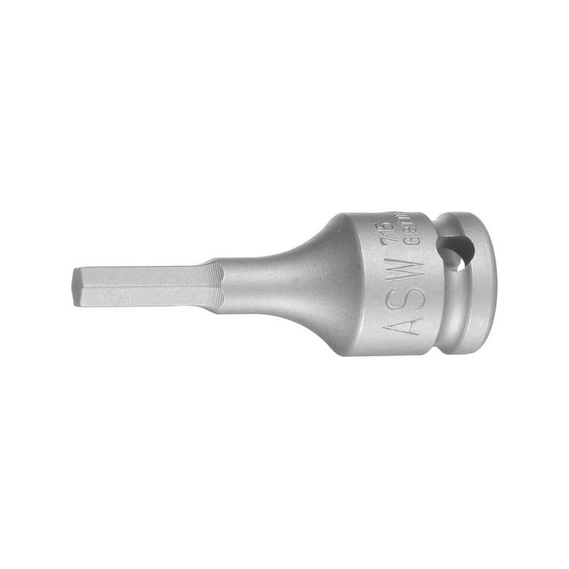 

Conector de artornillado de choque 3/8'' para Tornillo - hexagonal femenino, lado e/planos : 5 mm, Largo 50 mm, Ø exterior del entrenamiento 19 mm