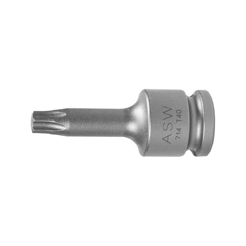 

Conector de artornillado de choque 3/8'' para Tornillo TORX® femenino, tamaño : T 30, Largo 50 mm, Ø exterior del entrenamiento 19 mm