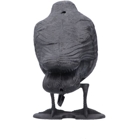 Krähenstatue aus Kunststoff – Dekoratives Element zur Anlockung und Abwehr von Vögeln – Dekorative Krähenstatue für Garten, Park und Hof