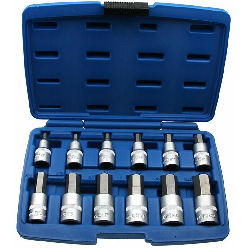 Kraft Inbus - Chiavi a bussola da 5 a 22 mm