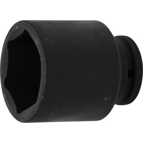 Kraft-Steckschlüssel-Einsatz Sechskant, tief  Antrieb Innenvierkant 20 mm (3/4")  SW 55 mm