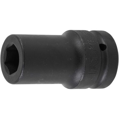 Kraft-Steckschlüssel-Einsatz Sechskant, tief  Antrieb Innenvierkant 25 mm (1")  SW 22 mm