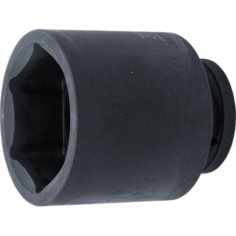 Kraft-Steckschlüssel-Einsatz Sechskant, tief  Antrieb Innenvierkant 25 mm (1")  SW 90 mm