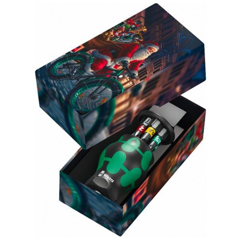 Wera - Kraftform Kompakt Tom Pouce avec magasin 1 Christmas 2024 (6 pièces)