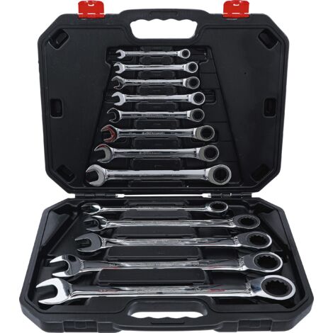 Kraftmann, 30006, Maul set chiave a cricchetto, 8-32
