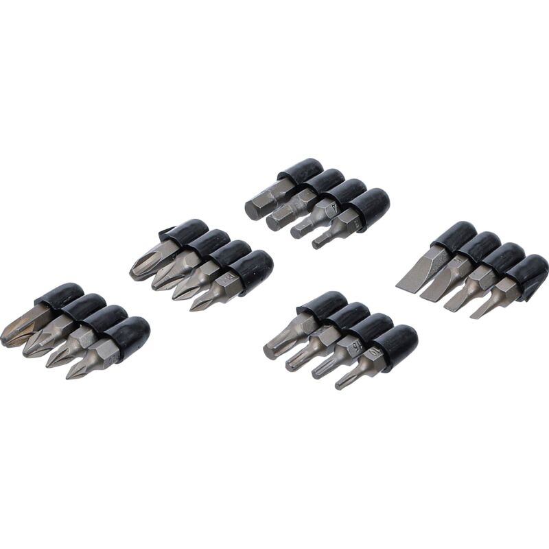 Kraftmann 4830 Embouts, Argent/noir, 1/4'', Set De 20 Pièces