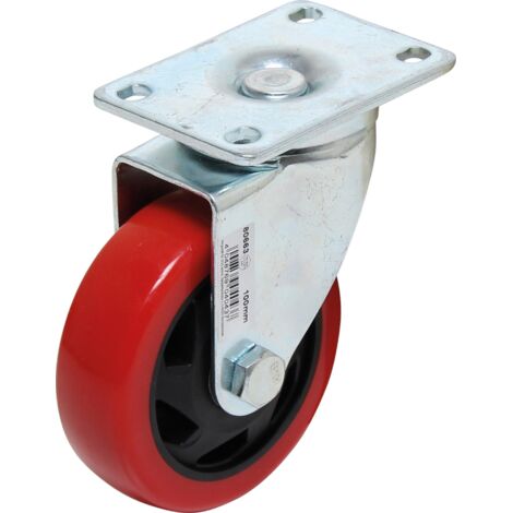 KRAFTMANN 80663 ROUE PIVOTANTE, MULTICOLORE, 100 MM
