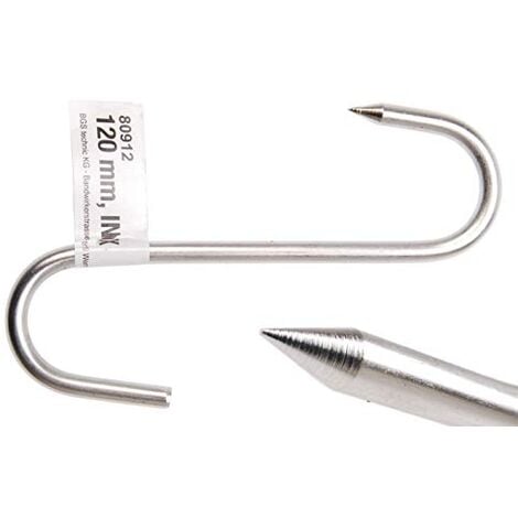 KRAFTMANN 80912 CROCHET DE BOUCHERIE INOX 120 MM