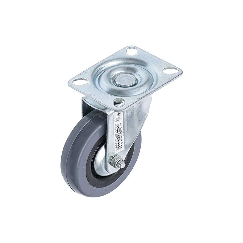 Kraftmann 81955 roulette pivotante avec socle à vis ø 75 mm