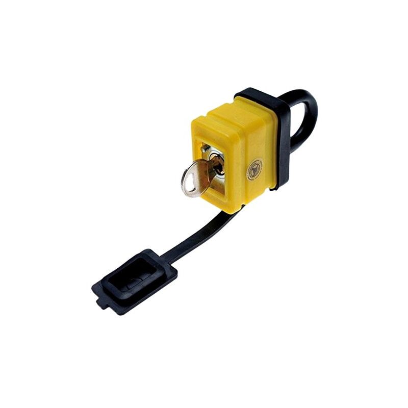 Bgs Technic - kraftmann 85817 cadenas hydrofuge, jaune/noir, 40 mm