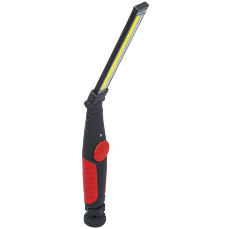 KRAFTMANN BGS DIY 6783  BALADEUSE PLIABLE À ACCU  COB-LED  5W LAMPES TORCHES, MULTICOLORE