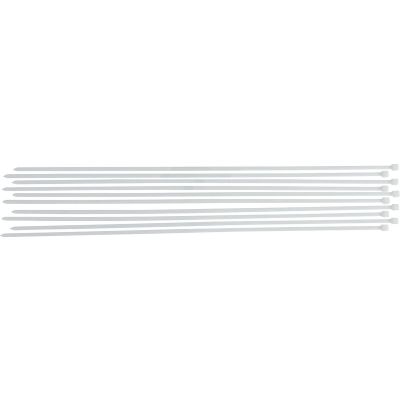 

Bridas | blanc | 8,0 x 800 mm | 10 pièces - Bgs Technic