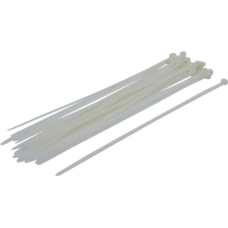

80774 | BRIDAS | BLANCOS | 8,0 X 400 MM | 30 PIEZAS - Bgs Diy
