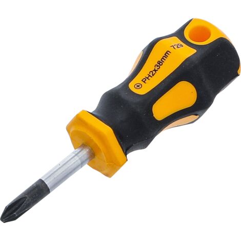 Kraftmann - Cacciavite Extra-Corto Ph 2 Fermec Bgs 729 Lunghezza 80 Mm