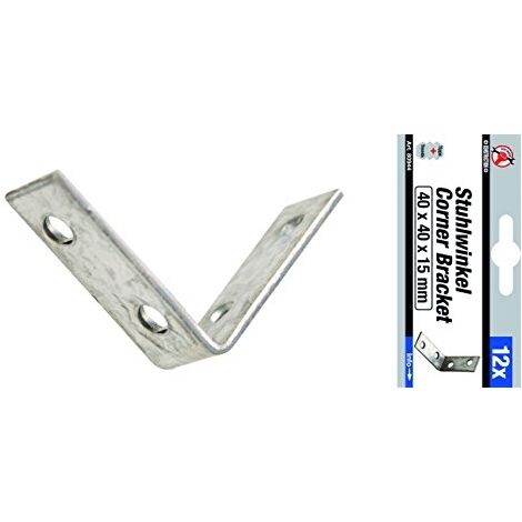 KRAFTMANN CHAISE DE SUPPORT, 40 X 40 X 15 MM, LOT DE 12 80944