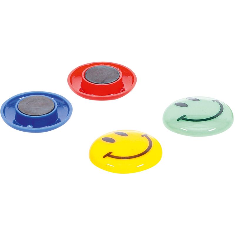 Jeu d'aimants « Smile » ø 40 mm 4 pièces