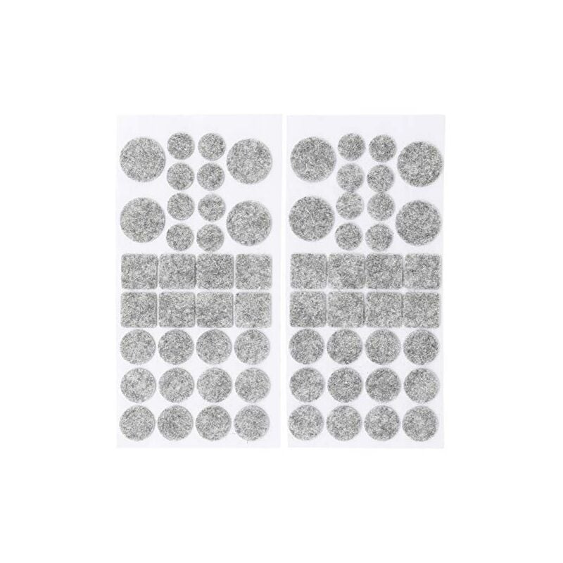 Kraftmann 80703 jeu de protections antidérapants gris tacheté 64 pièces