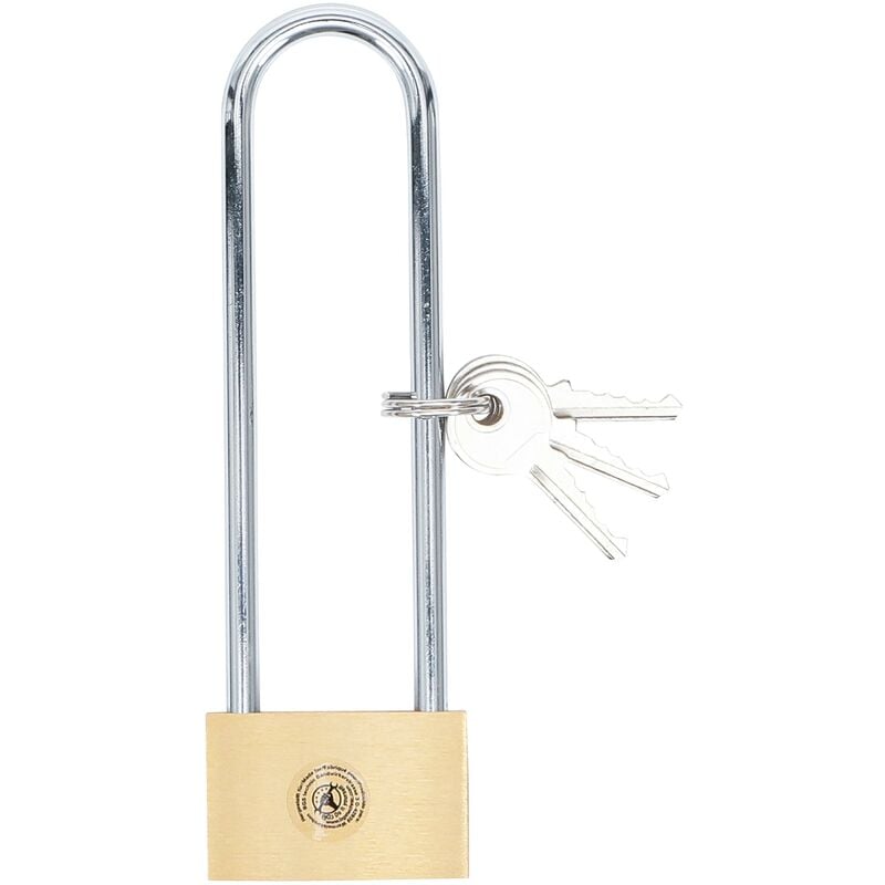 Lucchetto in ottone archetto extra alto 40 mm