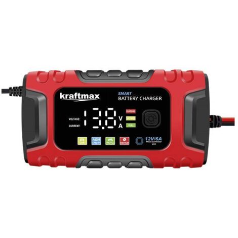 kraftmax Chargeur 12 V Courant de charge (max.) 6 A