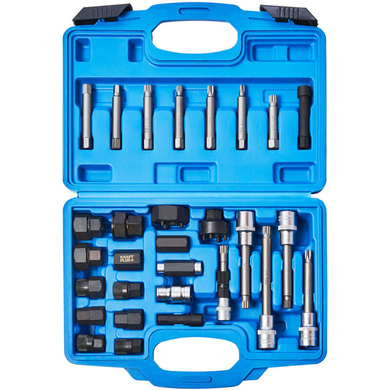 Image of Kraftplus - K.142-4623 Lichtmaschinen Bit-Set - Steckschlüssel Satz - 23-tlg.