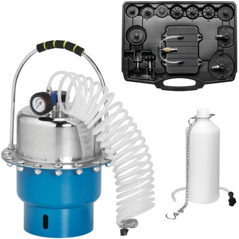 KRAFTPLUS K.211-7007 Purgeur de frein à air comprimé 5L - Kit de purge 15 pièces