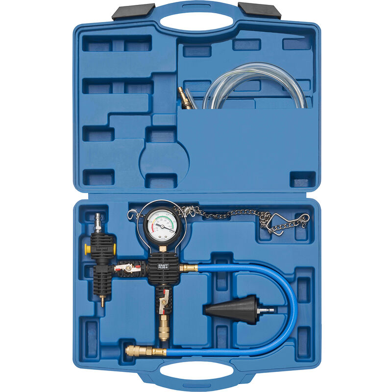 Kraftplus - K.221-7700 Kit de Remplissage et de Purge Universel pour Système de Refroidissement et de Ventilation Voiture - Sans Bulles d'Air