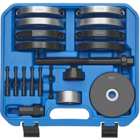 KRAFTPLUS K.267-8266 Radlagerwerkzeug-Satz für Ein- und Ausbau von Radlager-Nabeneinheit Ø 62, 66 mm kompatibel mit VW Audi