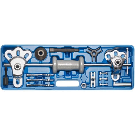 KRAFTPLUS K.277-4515 Kit Extracteur de Moyeux Moyeu de roue Décolleur Arrache Essieu avec masse marteau à inertie