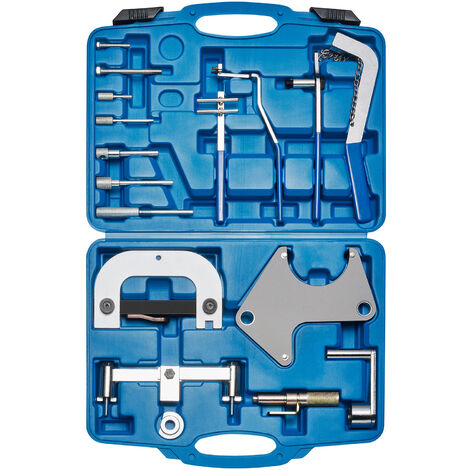 Kraftplus – Kit de calage de distribution pour Renault et Volvo – Outils professionnels pour vilebrequin et arbre à cames – Coffret robuste