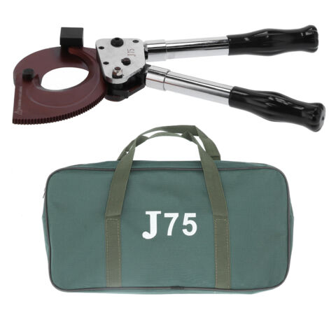 Kraftsparender, professioneller Ratschenkabelschneider, robuster, verstellbarer Schneidmechanismus bis zu 3x120 mm², geschmiedete Klinge, mechanische Festigkeitskonstruktion, bequeme und einfache Klin
