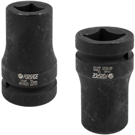 Kraftsteckschlüssel 1"" 20mm 4-Eck-Vierkant