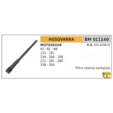 Kraftstofffilter im Tank HUSQVARNA 42 - 61 - 66 - 268 - 394 Kettensäge