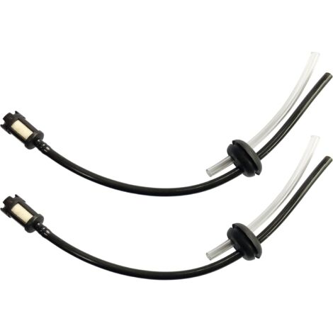 Kraftstofffilter und Öse für viele Mini-Kettensägen und Freischneider mit 0,3 cm Kraftstoffleitung (2er-Packung)