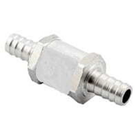 Kraftstoffrückschlagventil 8mm/Silber