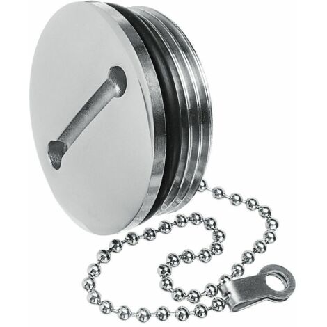 Kraftstofftankdeckel aus Edelstahl mit Kette, Einfülldeckel, Öl-/Wassertankabdeckungszubehör, Schiffs- und nautische Hardwarezubehörteile, geeignet für 50 mm Edelstahl.