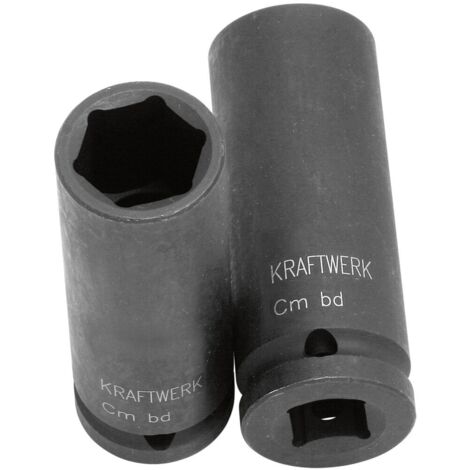 Kraftwerk 1/2" Tiefe Schlag-Stecknuss 12 mm