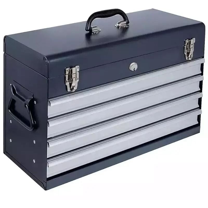 Kraftwerk - Caisse à outils 4 tiroirs en aluminium
