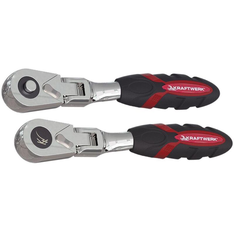 2pz- Micro-cricchetti testa snodabile 1/4' - inox