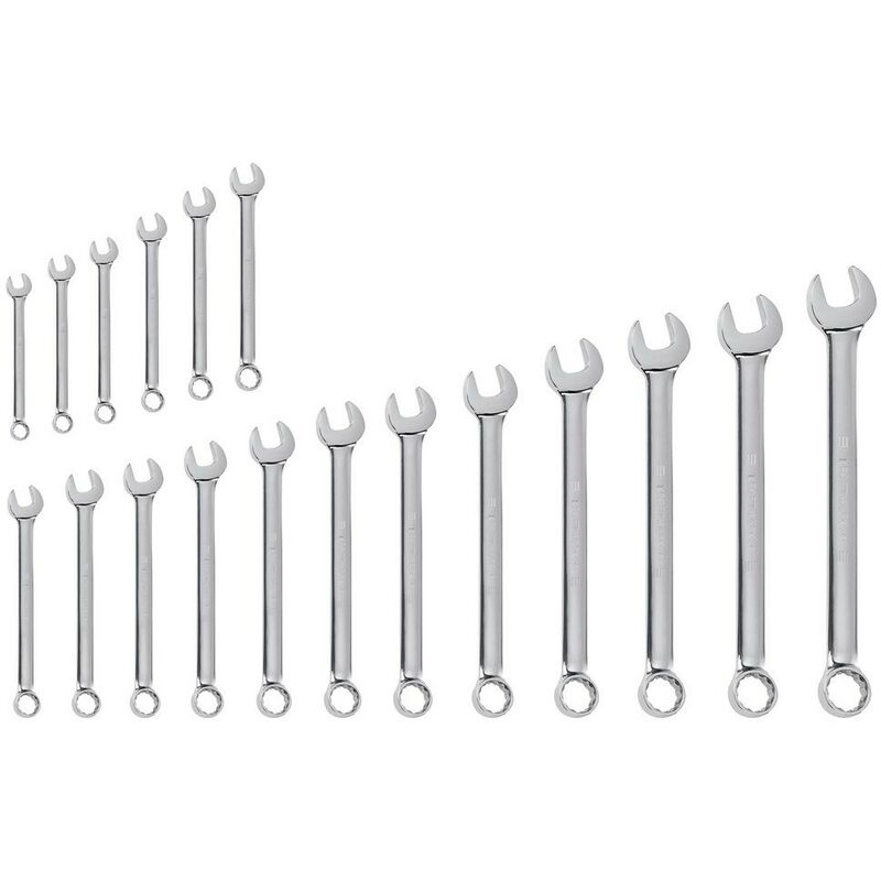 

3557 - 18-pzs. Set llaves combinadas 5.5-22 mm - Kraftwerk