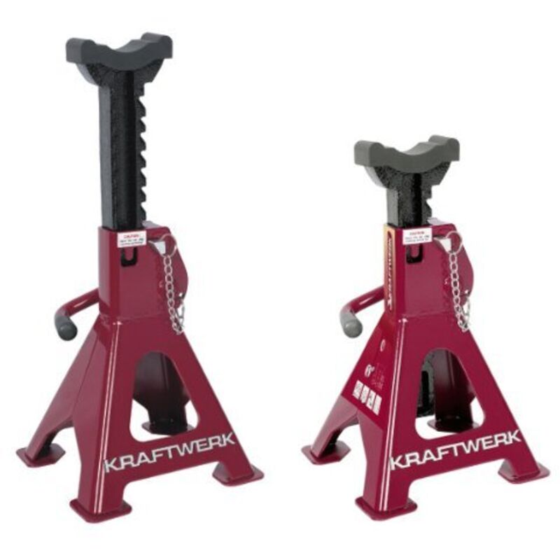 Coppia di cavalletti 280-420 mm portata 3 Ton