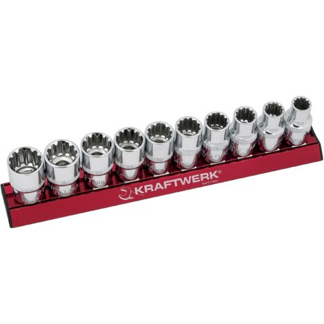 Kraftwerk COMBI-Set de douilles MAGALU 1/2" 10 pièces