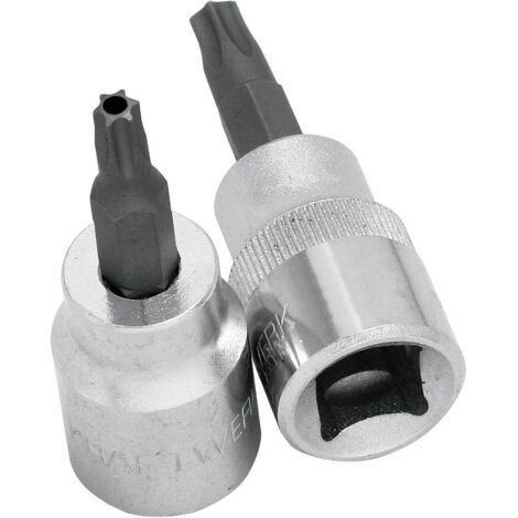 Kraftwerk Douille à cliquet TX de 3/8" T40 avec perçage