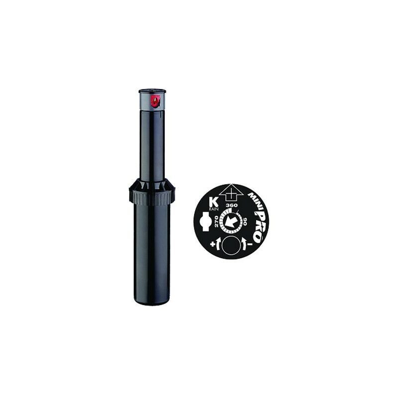 

Krain Minipro - Aspersor de riego, color negro