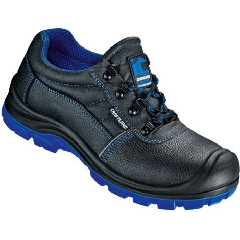 KRAKAU Halbschuhe Gr.47 CRAFTLAND® Schwarz/Blau EN ISO 20345 S3 SRC
