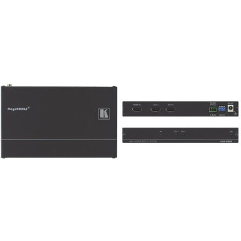 Kramer Electronics VM-2H2 amplificador de línea de video Negro